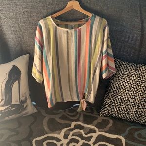 Ladies summer side tie top